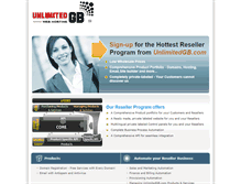 Tablet Screenshot of partner.unlimitedgb.com